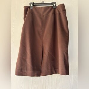 Rafaella Chocolate Brown Pencil Skirt